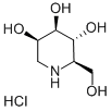 1-Deoxymannojirimycin hydrochloride Structure