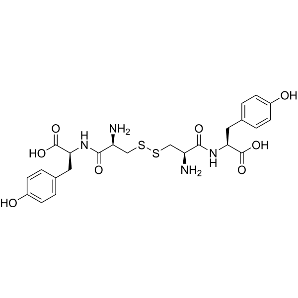 (H-Cys-Tyr-OH)2 Structure