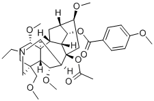 Foresaconitine Structure
