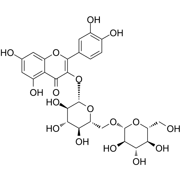 Quercetin 3-gentiobioside Structure