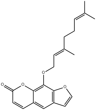 8-Geranyloxypsoralen Structure