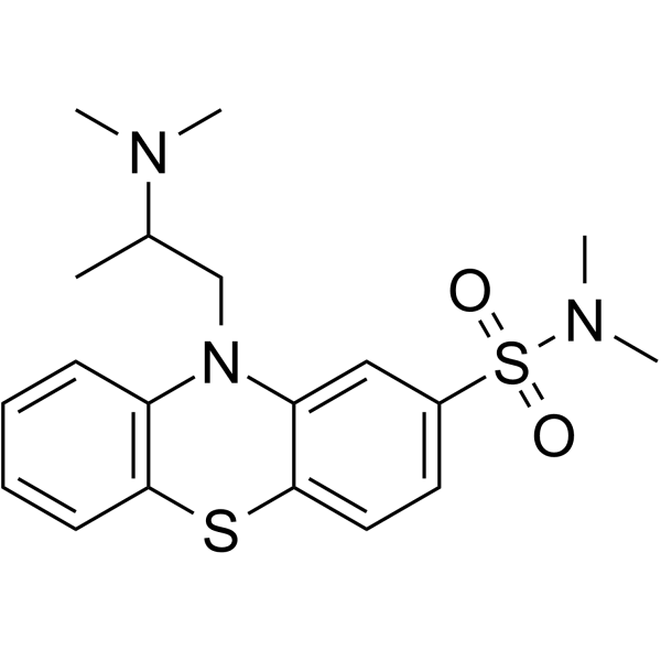 Dimethothiazine Structure