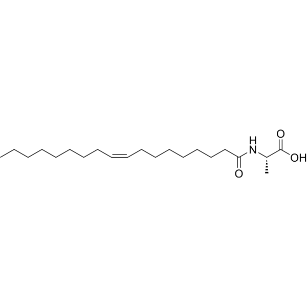 N-Oleoyl alanine Structure