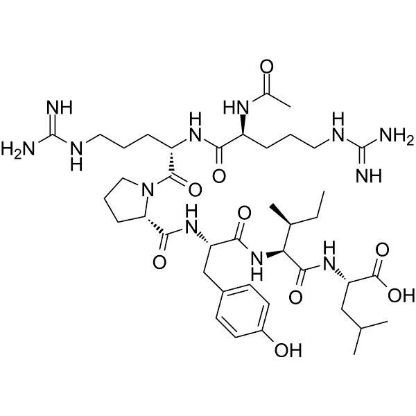 Acetyl neurotensin (8-13) Structure