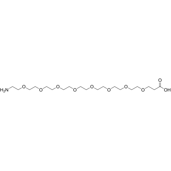 NH2-PEG8-acid  Structure