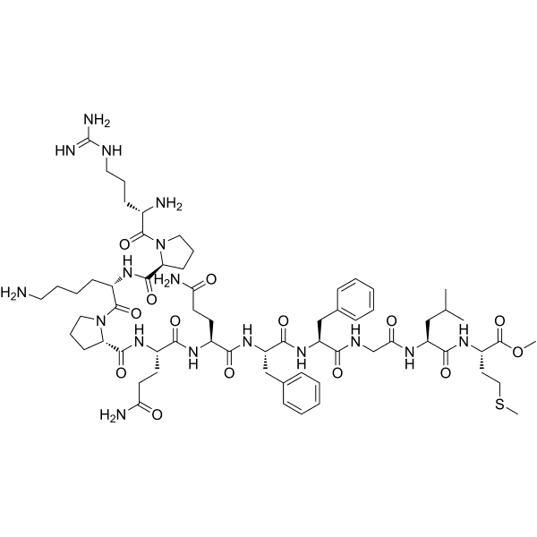 Substance P, [Met-OMet11] Structure