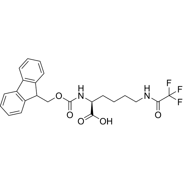 Fmoc-Lys(Tfa)-OH Structure