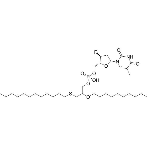 Fosalvudine tidoxil Structure