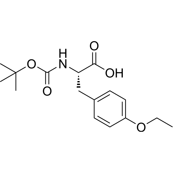 (S)-2-((tert-Butoxycarbonyl)amino)-3-(4-ethoxyphenyl)propanoic acid Structure