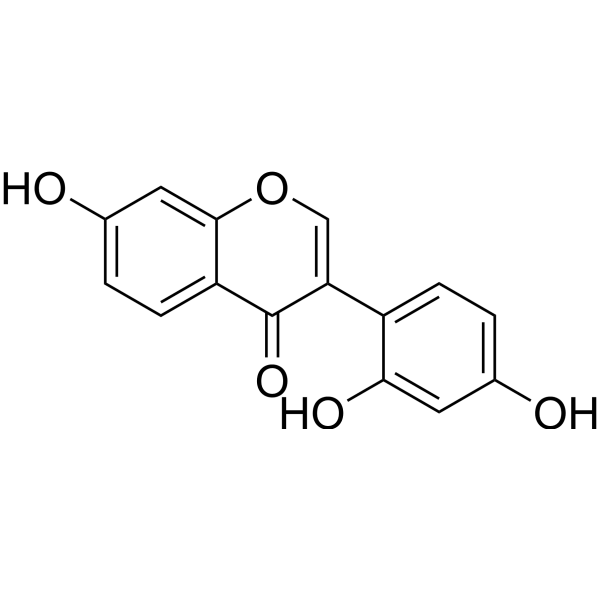 2′-Hydroxydaidzein Structure