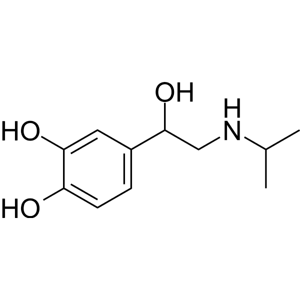 Isoprenaline  Structure