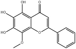 6-Hydroxywogonin Structure