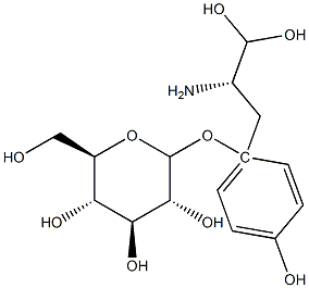 Hydroxytyrosol 1-O-glucoside Structure