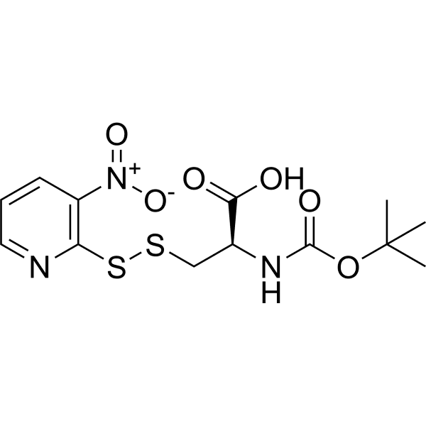 Boc-Cys(Npys)-OH Structure