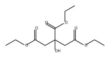 Triethyl citrate Structure
