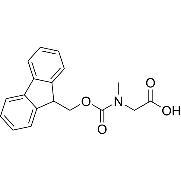 Fmoc-Sar-OH Structure