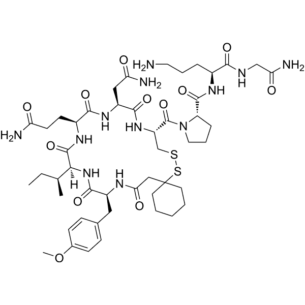 (d(CH2)51, Tyr(Me)2, Orn8)-Oxytocin Structure