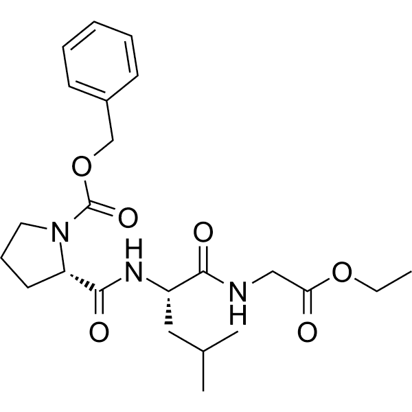 Z-Pro-Leu-Gly-OEt Structure