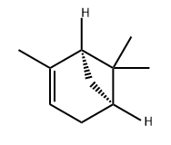  (1S)-(-)-α-Pinene Structure