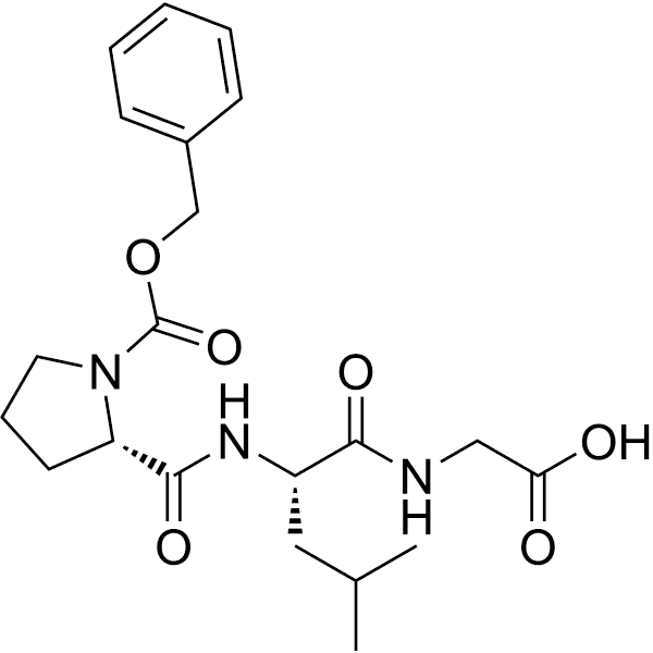 Cbz-Pro-Leu-Gly-OH Structure