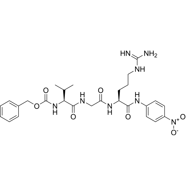 Z-Val-Gly-Arg-pNA Structure