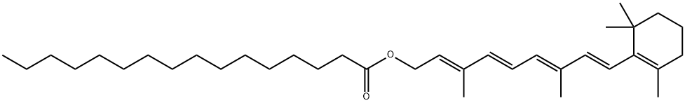 Retinyl (Vitamin A) Palmitate Structure