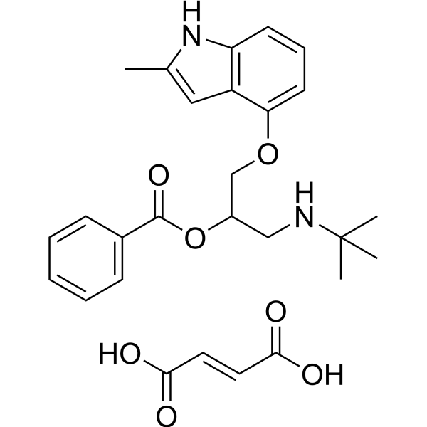 Bopindolol fumarate Structure