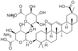 Diammonium glycyrrhizinate Structure