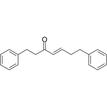 1,7-Diphenyl-4-hepten-3-one Structure