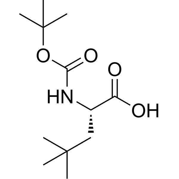 N-(Tert-Butoxycarbonyl)-L-neopentylglycine Structure