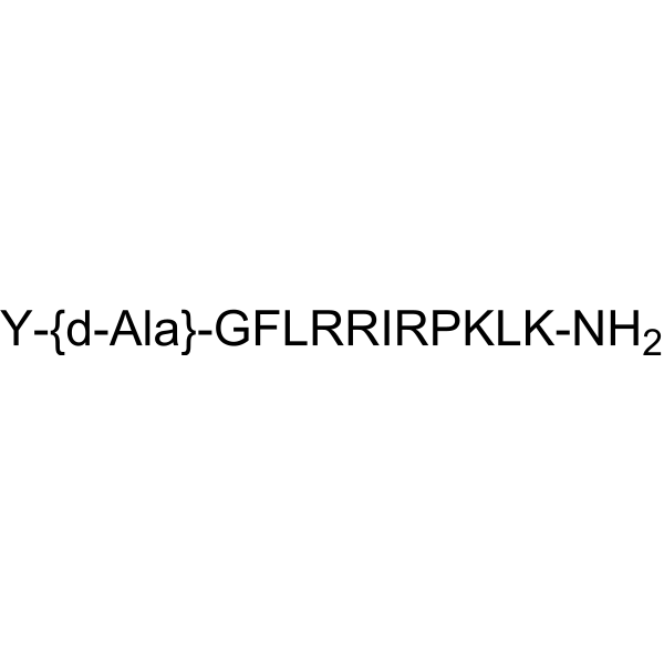 [DAla2] Dynorphin A (1-13), amide (porcine) Structure