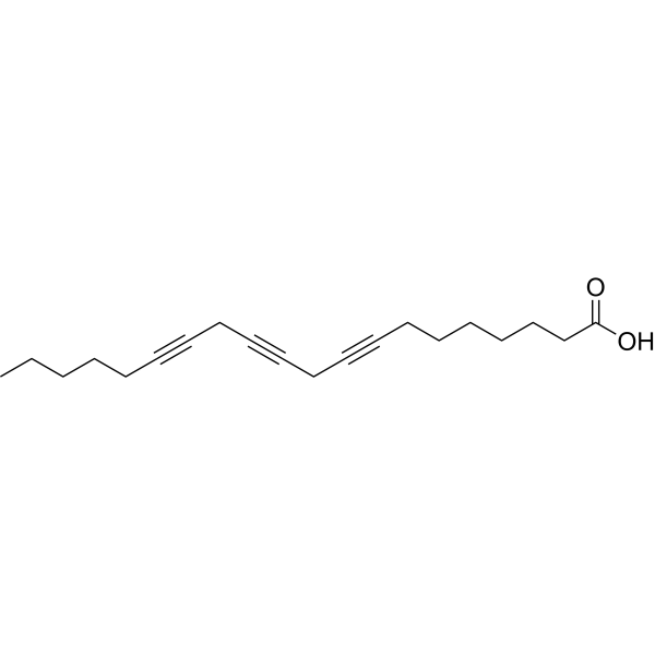 8,11,14-Eicosatriynoic acid Structure