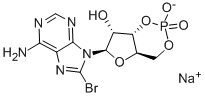 8-Bromo-cAMP sodium salt Structure