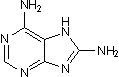 8-Aminoadenine Structure