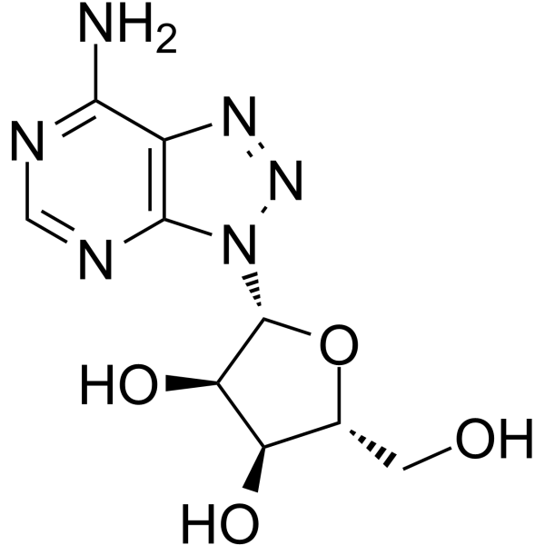 8-Azaadenosine Structure