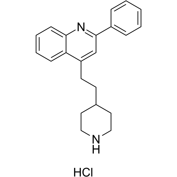 Pipequaline hydrochloride Structure