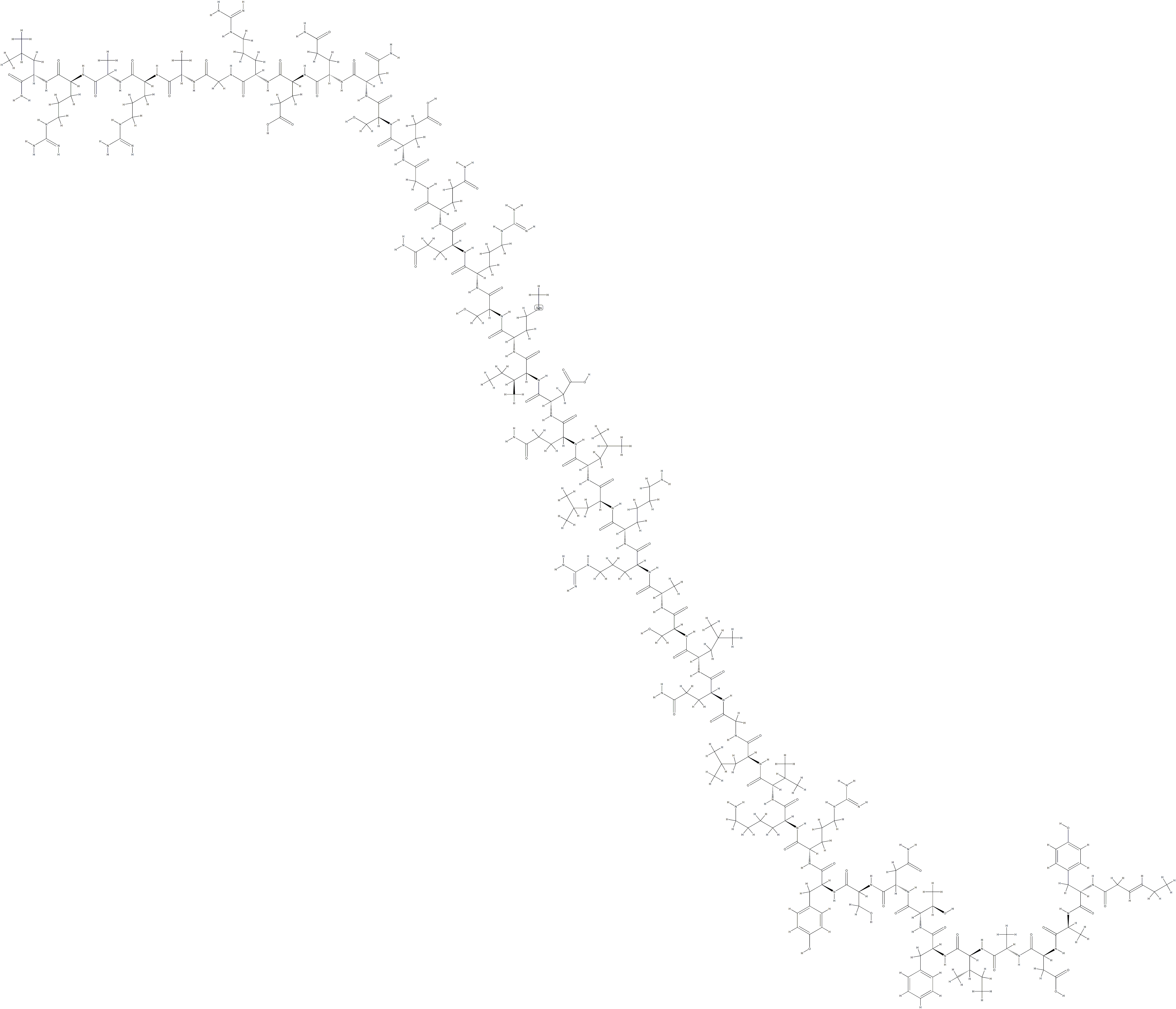 Tesamorelin Structure
