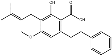 Amorfrutin A Structure