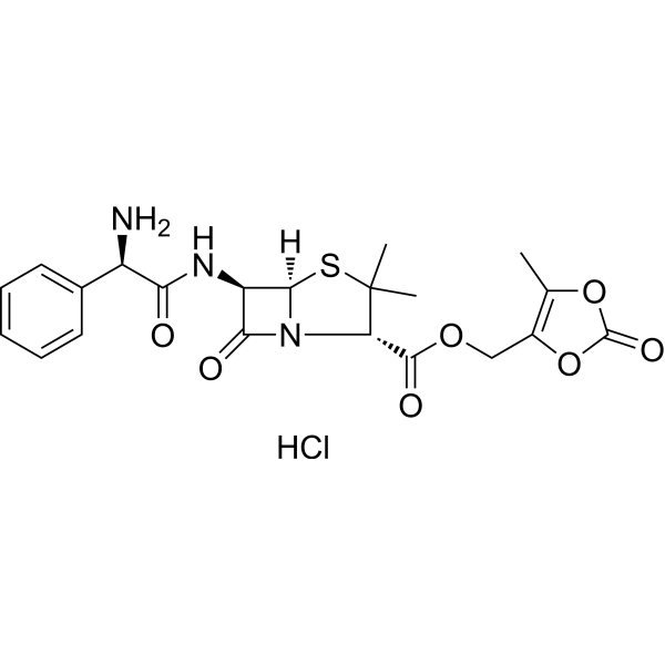 Lenampicillin hydrochloride Structure