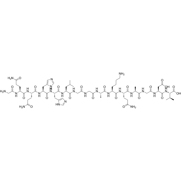 Fibrinogen γ-chain (397-411) Structure