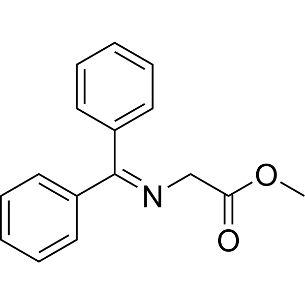 Methyl 2-((diphenylmethylene)amino)acetate Structure