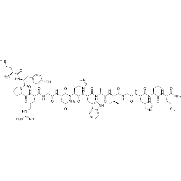 GRP (14-27) (human, porcine, canine) Structure