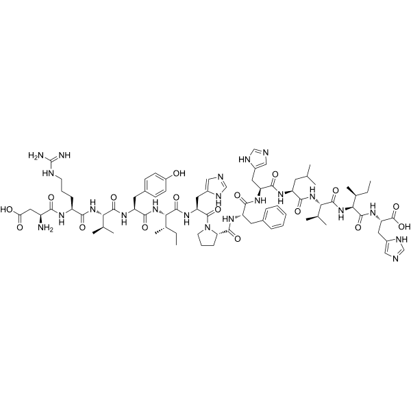 Angiotensinogen (1-13) (human) Structure