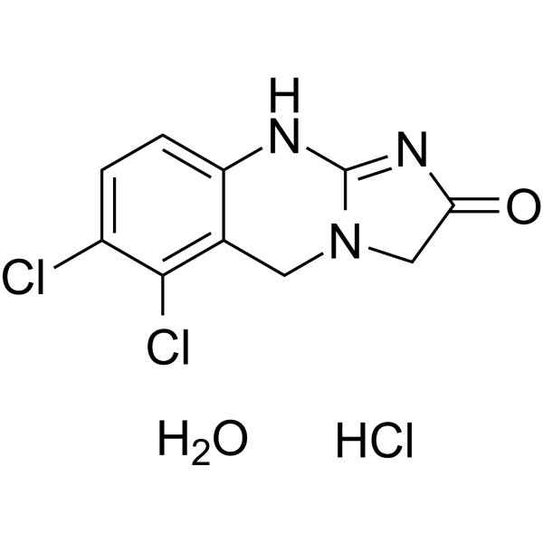 Anagrelide hydrochloride monohydrate  Structure