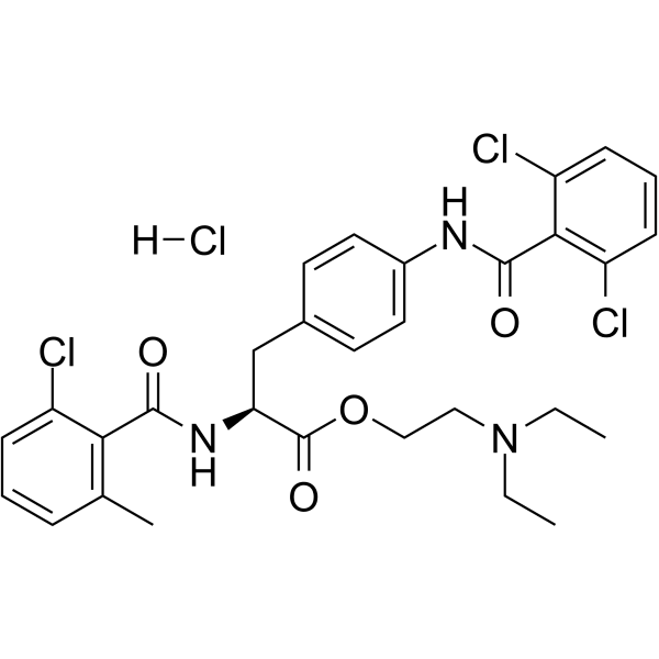 Valategrast hydrochloride Structure