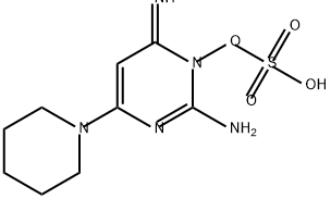 Minoxidil sulphate Structure