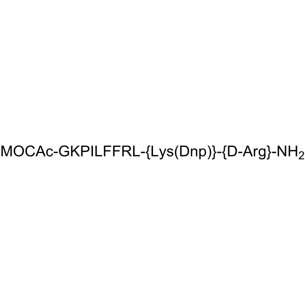 Cathepsin D and E FRET Substrate Structure