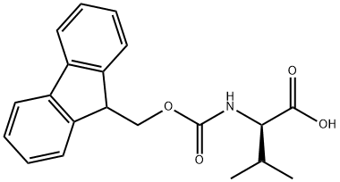 Fmoc-D-Val-OH Structure
