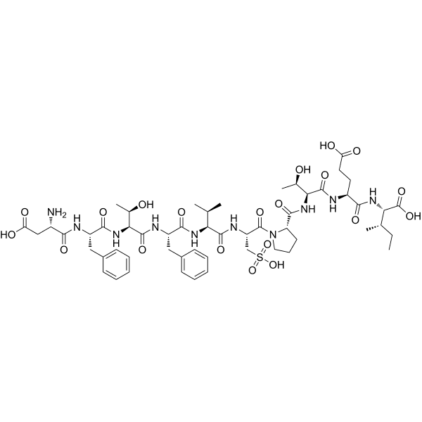 PRDX3(103-112) SO3 modified, human Structure