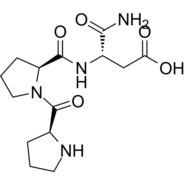H-Pro-Pro-Asp-NH2 Structure